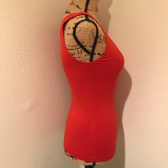 Cato Tangerine Sleeveless Stretch Tank Top-S - Picture 3 of 13